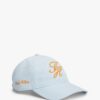 Tommy Hilfiger Logo Embroidery Baseball Cap Keepsake Blue