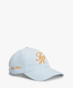 Tommy Hilfiger Logo Embroidery Baseball Cap Keepsake Blue