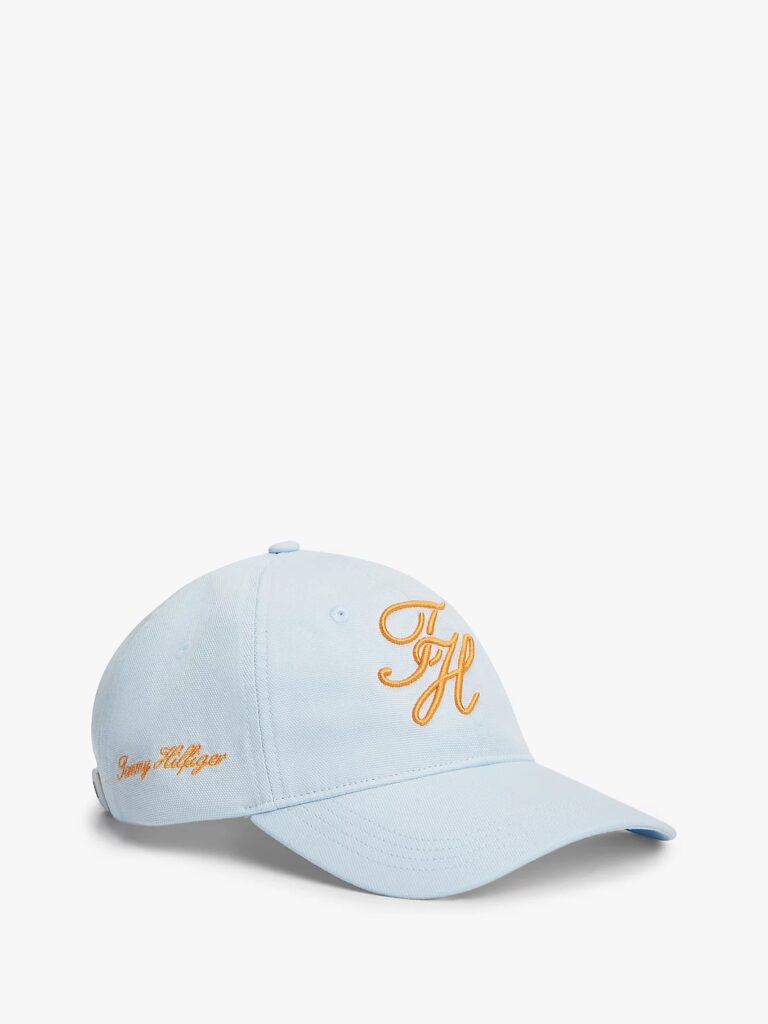 Tommy Hilfiger Logo Embroidery Baseball Cap Keepsake Blue