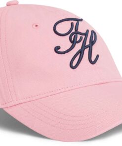Tommy Hilfiger Script Soft 6 Panel Cap Crocus Pink