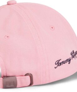 Tommy Hilfiger Script Soft 6 Panel Cap Crocus Pink