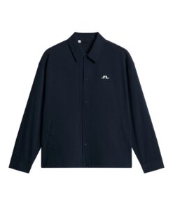 J. Lindeberg Dex Coach Overshirt Navy