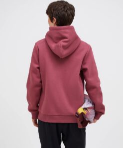 Peak Performance Original Small Logo Hood Women Wild Rouge