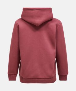 Peak Performance Original Small Logo Hood Women Wild Rouge