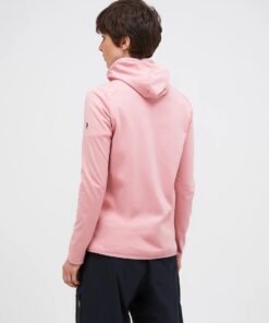 Peak Performance Light Zip Hood Women Warm Blush