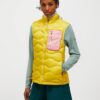 Peak Performance Helium Utility Down Vest Women Canary Lime