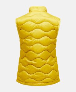 Peak Performance Helium Utility Down Vest Women Canary Lime