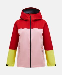Peak Performance Trail HIPE® 2.5L Shell Jacket Women Red Pompeian