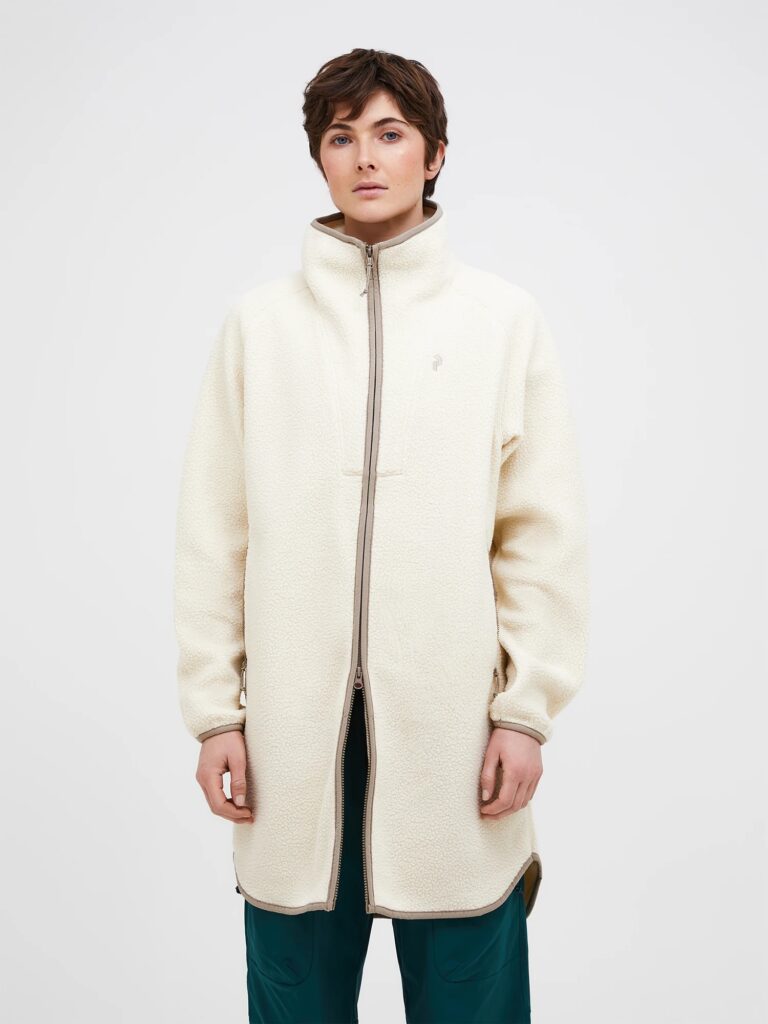 Peak Performance Nature Rush Pile Long Half Zip Women Sand Fog