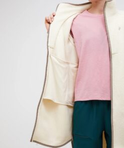 Peak Performance Nature Rush Pile Long Half Zip Women Sand Fog