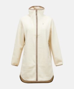 Peak Performance Nature Rush Pile Long Half Zip Women Sand Fog