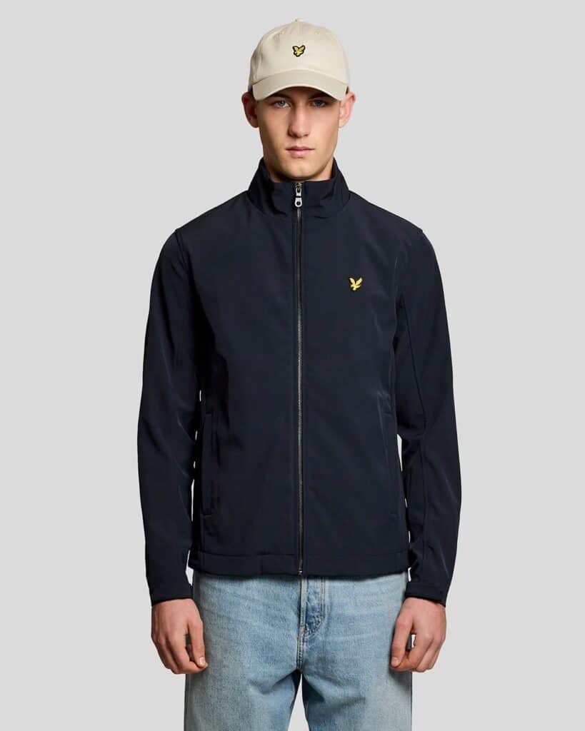 Lyle & Scott Mesh Back Softshell Jacket Dark Navy