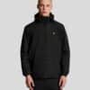 Lyle & Scott Water Resistant Hooded Jacket Jet Black
