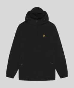 Lyle & Scott Water Resistant Hooded Jacket Jet Black