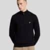 Lyle & Scott Cotton Merino 1/4 Zip Jumper Jet Black
