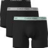 Calvin Klein 3 Pack Boxer Briefs Microfibre Stretch Black