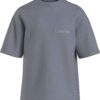 Calvin Klein Cotton Jersey Pyjama Top Grey