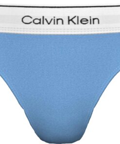 Calvin Klein Thong Icon Cotton Modal Blue Descent