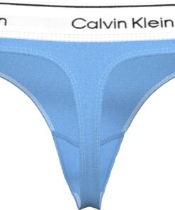 Calvin Klein Thong Icon Cotton Modal Blue Descent
