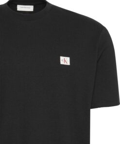 Calvin Klein Classic Waffle T-shirt Black