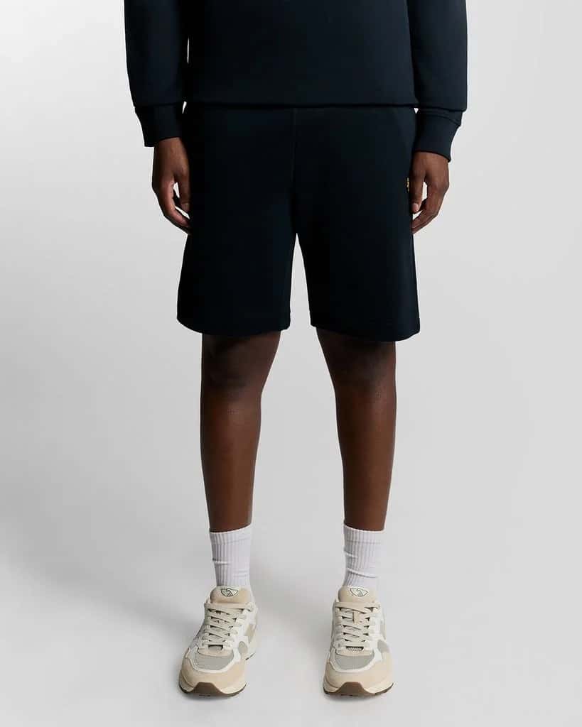 Lyle & Scott Cotton Sweat Short Dark Navy