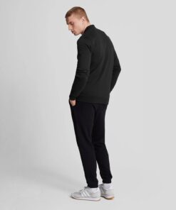 Lyle & Scott Slim Fit Cotton Joggers Jet Black
