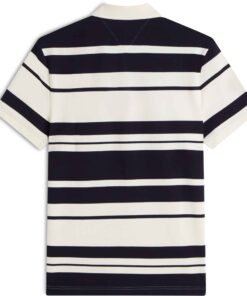 Tommy Hilfiger Pique Multi Stripe Polo Desert Sky