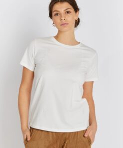 Rue de Femme RDFAlvina Logo T-Shirt Off white