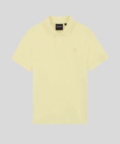 Lyle & Scott Superfine Cotton Polo Shirt Pastel Yellow