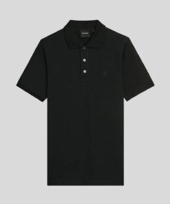 Lyle & Scott Superfine Cotton Polo Shirt Jet Black