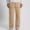 Lyle & Scott Straight Leg Linen Blend Trousers Lint