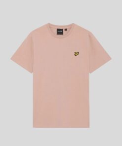 Lyle & Scott Cotton Crew Neck T-Shirt Pink Grapefuit