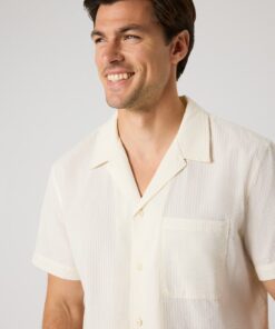 Björn Borg Seersucker Resort Shirt Tofu