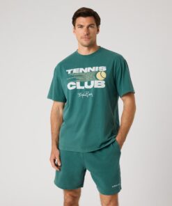 Björn Borg Classic Print T-Shirt Mallard Green