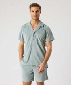Björn Borg Toweling Pool Shirt Slate Gray