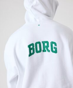 Björn Borg Oversized Hoodie Brilliant White