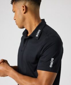 Björn Borg Borg Golf Polo Shirt Balck Beauty