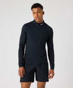 Björn Borg Golf Midlayer Half Zip Black Beauty