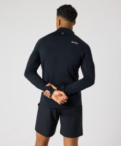 Björn Borg Golf Midlayer Half Zip Black Beauty
