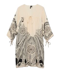 Vero Moda VMLalilta Zola Short Tunic White Birch