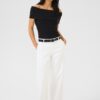 My Essential Wardrobe LaraMW Trousers Bright White