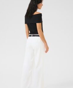 My Essential Wardrobe LaraMW Trousers Bright White