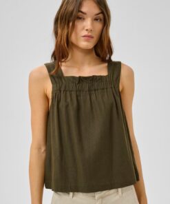 My Essential Wardrobe MWDias Top Forest Night Green