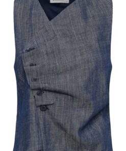 My Essential Wardrobe MWDazzie Top Dark Blue Wash
