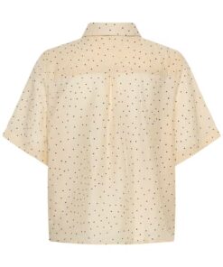 My Essential Wardrobe MWHally Shirt Oatmeal With Dots