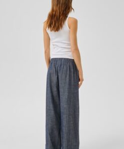 My Essential Wardrobe MWDazzie Trousers Dark Blue Wash