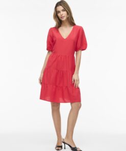 Vila VIPrisilla New Short Dress Hibiscus