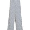 Vila VIVarone Pattern Wide Pant Navy Blazer