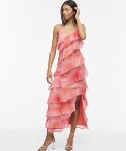 Vila VILuna Strap Ankle Dress Dubarry