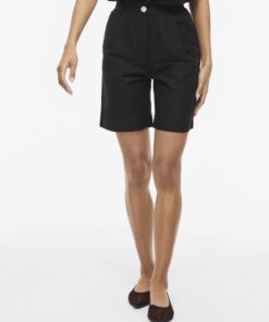 Vila VIPrisilla Bermuda Shorts Black Beauty